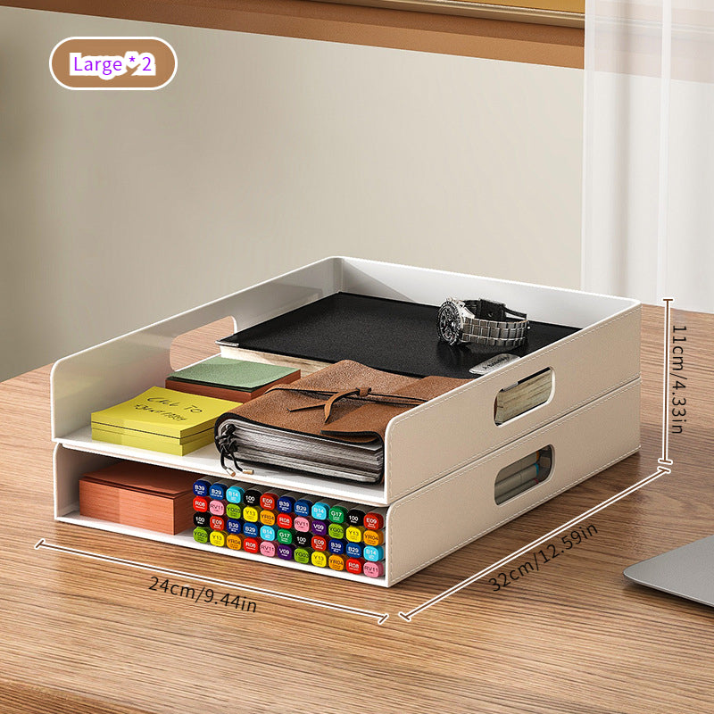 Desktop Storage Box Office Folder A4 Paper Debris Sorting Rack