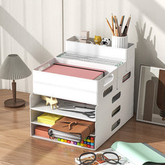 Desktop Storage Box Office Folder A4 Paper Debris Sorting Rack