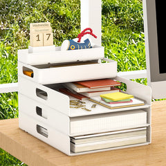 Desktop Storage Box Office Folder A4 Paper Debris Sorting Rack