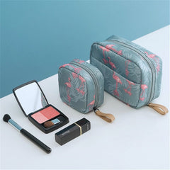 Portable Lipstick Makeup Bag Jewelry Toiletry Holder Case Women Cosmetics Pouch
