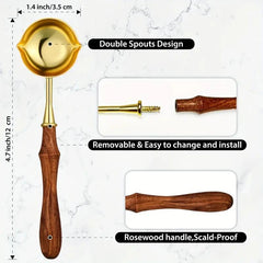 1pc Extended Wax Spoon for Wax Sealing Heater DIY Decorations