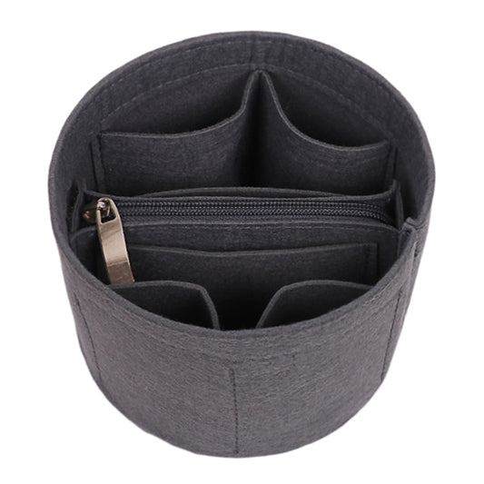 Women Bucket Bag Felt Compartment Liner Makeup Storage Bag