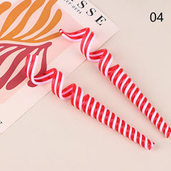 2pcs Candy Cane Christmas Tree Pendant Decor Red Candy Lollipop