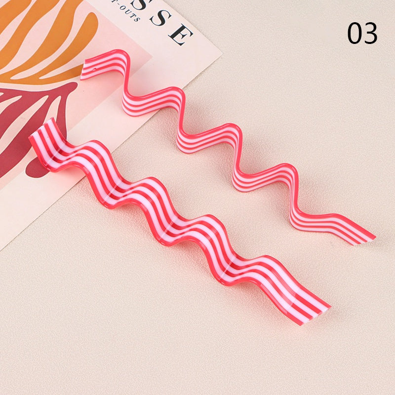 2pcs Candy Cane Christmas Tree Pendant Decor Red Candy Lollipop