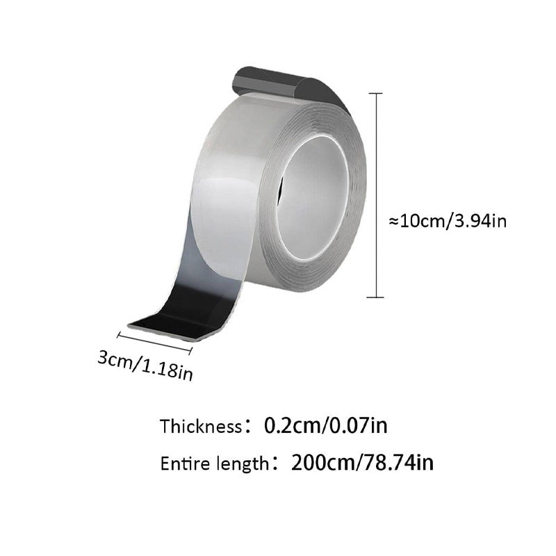 Hot Nano Waterproof Double Sided Tape 2mm Thick Strong Adhesion