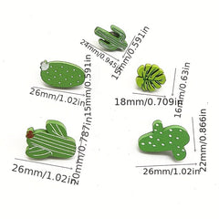 30pcs Cactus Wooden Wall Nails Large Head Nails