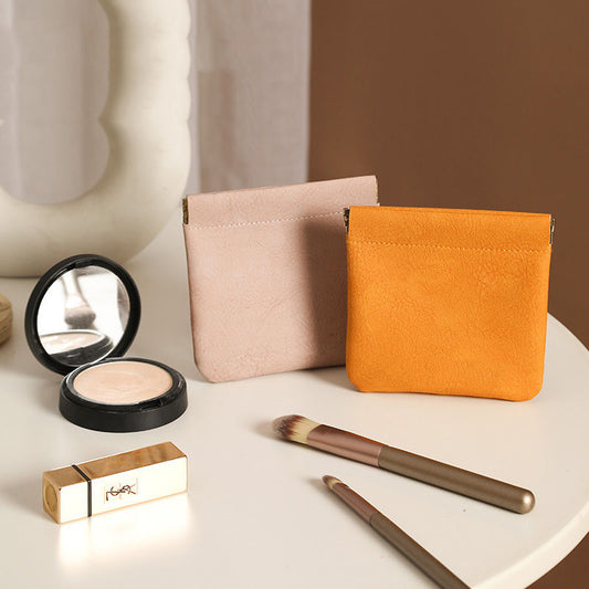 Waterproof Mini Makeup Bag Self Closing Pouch