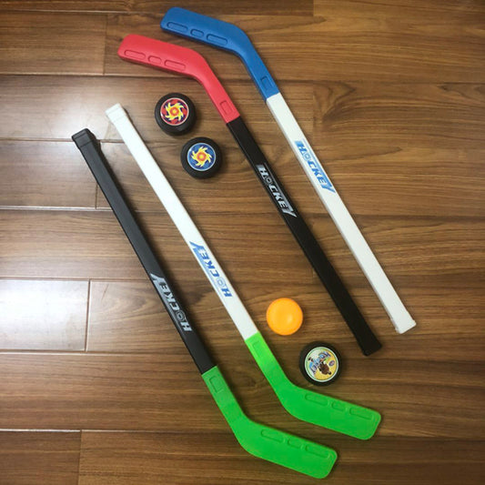 2pcs Kids Ice Hockey Stick Ball Set Toy Kindergarten Sports Teaching