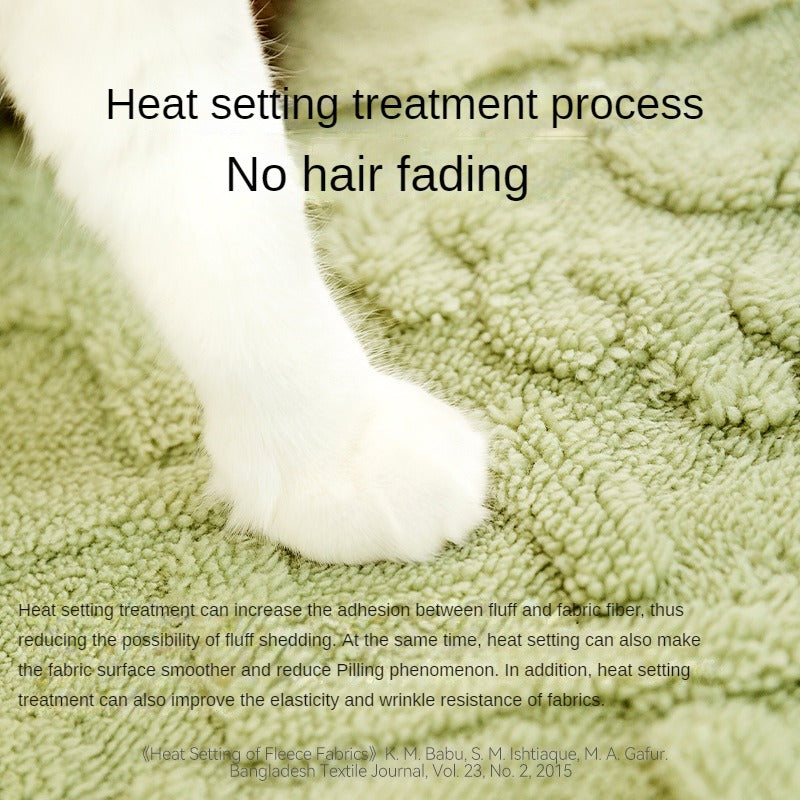 Warm Flannel Pet Blanket for Cats & Dogs