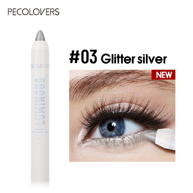 Eye Highlighter Pen Waterproof Pearly Matte Glitter Makeup Cosmetics