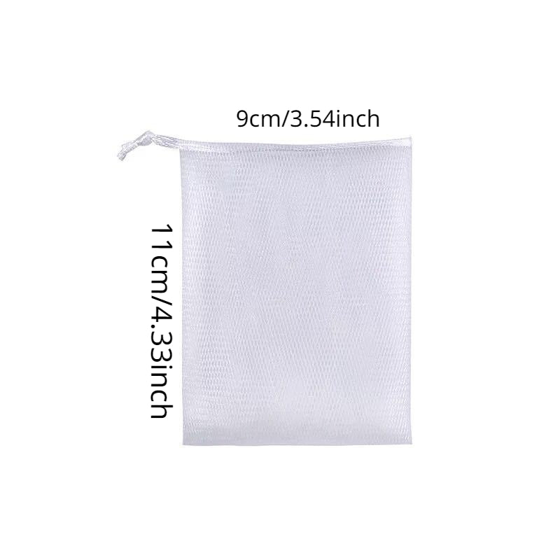 Colorful Soap Foaming Mesh Bag Bathroom Accessories