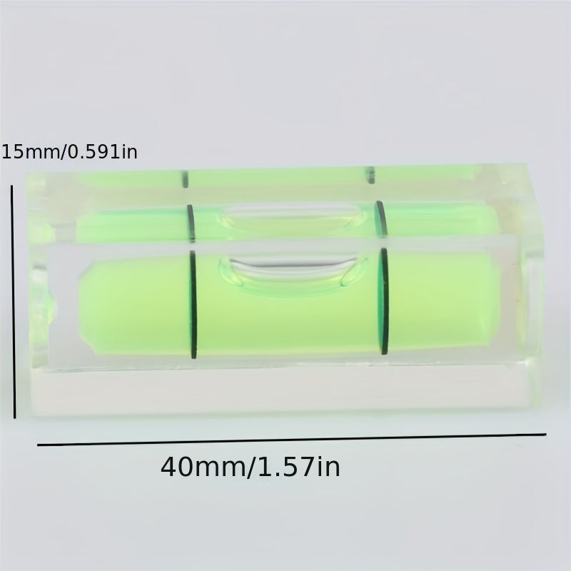 2pcs Square Bubble Level Small Level Rulers Micro Level Mini Small Level Bubble