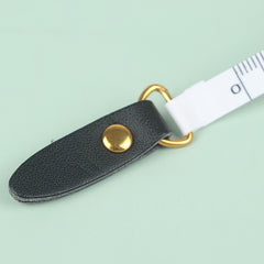Portable Vintage PU Leather Mini Tape Measure Nostalgia Ruler