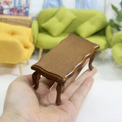 Wooden Tea Table for Dolls House Furniture DIY Accessories