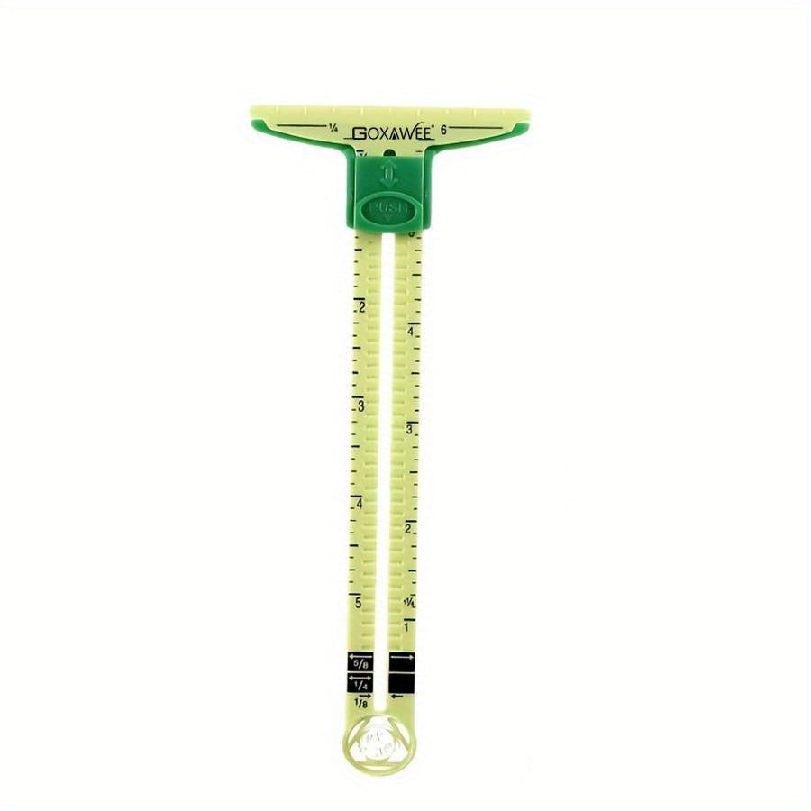 5 in 1 Sliding Ruler Multifunctional Quilting Plastic Drawing Triangle Ruler