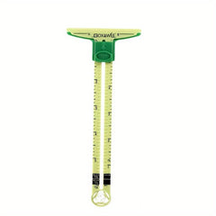 5 in 1 Sliding Ruler Multifunctional Quilting Plastic Drawing Triangle Ruler