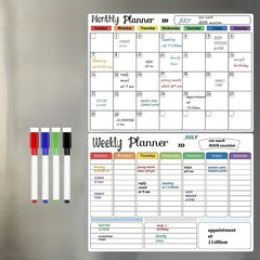 6pcs Refrigerator Weekly Planner - Easy To Use and Customizable