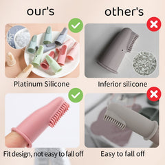 4pcs Soft Bristle Dog Finger Toothbrushes