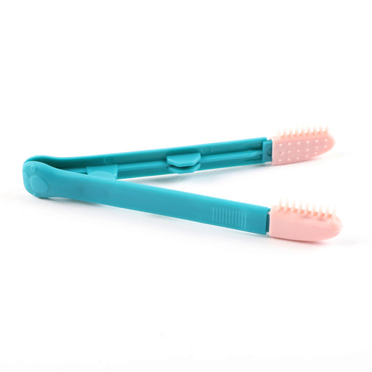 Soft Bristle Cat Tear Stain Brush Pet Eye Comb Brush Dog Cat Eye Cleaning Clip