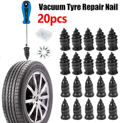 20pcs Vacuum Tire Repair Nail Puncture Self for Car Trucks Motorcycle Bike