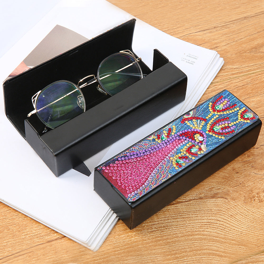 5D Diamond Painting Glasses Box DIY Embroidery Kit 16 5 3 1pc