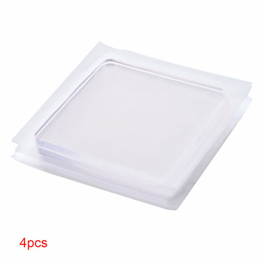 4pcs Transparent Washing Machine Pad Anti Vibration Shock Absorbing Non Slip