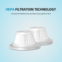 3pcs Vacuum Cleaner HEPA Filter Element Washable Healthy Accessory