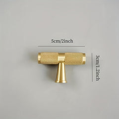 4pcs T Knob Round Bar Handles Aluminum Alloy Small Handle