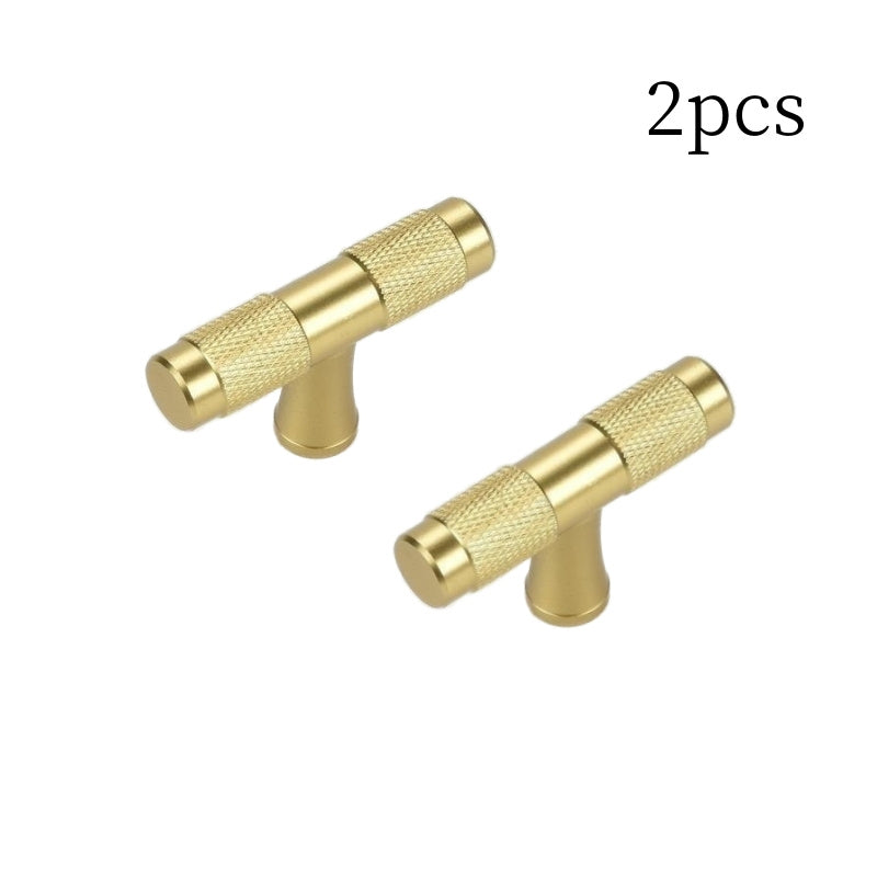 4pcs T Knob Round Bar Handles Aluminum Alloy Small Handle