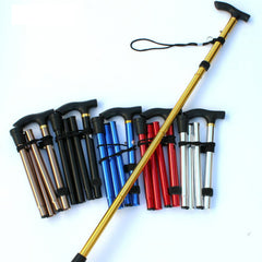 Collapsible Walking Stick Adjustable Folding Trekking Pole