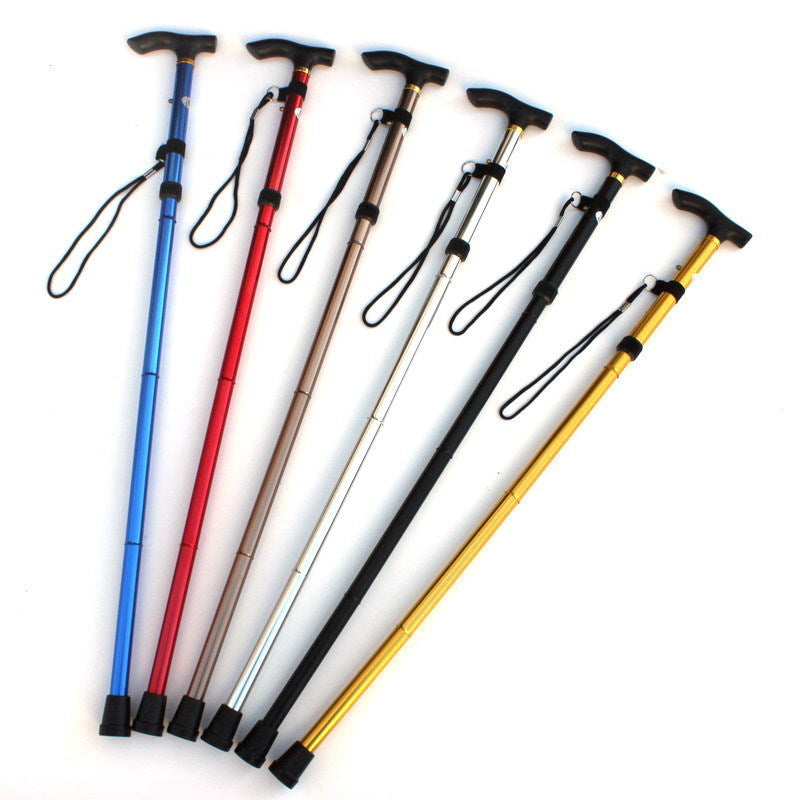 Collapsible Walking Stick Adjustable Folding Trekking Pole