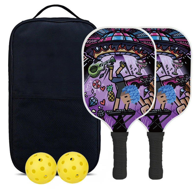 Fiberglass Carbon Pickleball Paddles Set With Ball