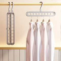 Space Saving Hole Clothes Hanger for Home Dorm and Travel