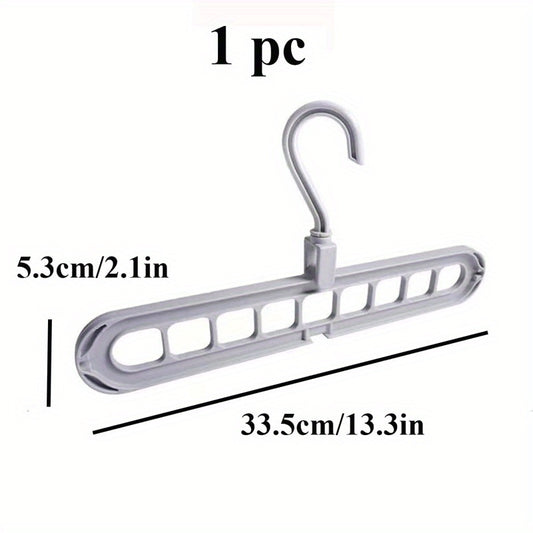 Space Saving Hole Clothes Hanger for Home Dorm and Travel