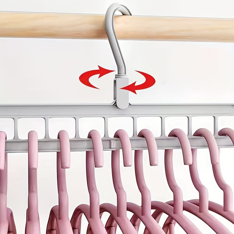 Space Saving Hole Clothes Hanger for Home Dorm and Travel