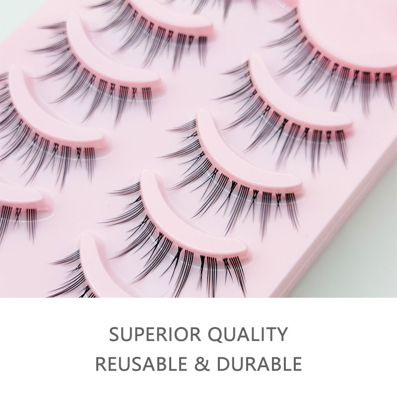Manga Lashes Soft Natural Thick Wispy False Eyelashes