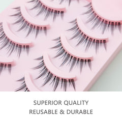 Manga Lashes Soft Natural Thick Wispy False Eyelashes