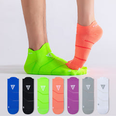 Men's Outdoor Thickened Non-slip Low Cut Socks for Running Hiking Cycling