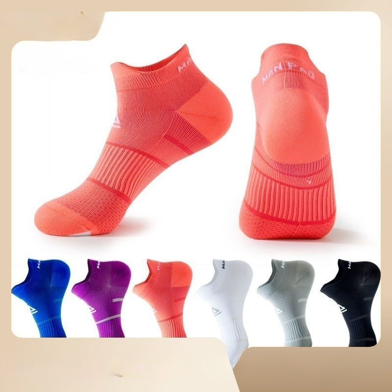 Men's Outdoor Thickened Non-slip Low Cut Socks for Running Hiking Cycling