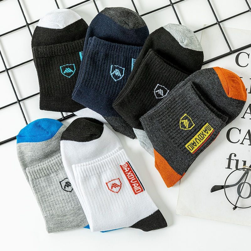 5 Pairs Sports Ankle Socks, Sweat-absorbing & Breathable for Autumn & Winter