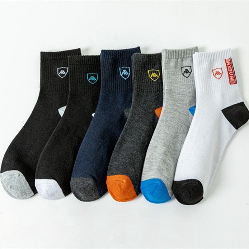 5 Pairs Sports Ankle Socks, Sweat-absorbing & Breathable for Autumn & Winter