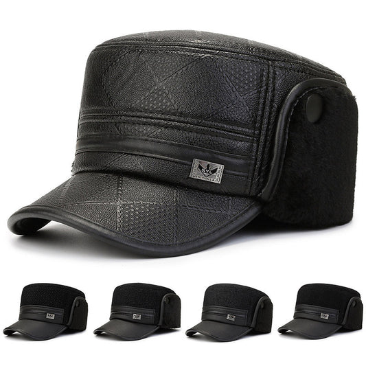 Winter Casual Warm Windproof Hat for Elderly Men and Women