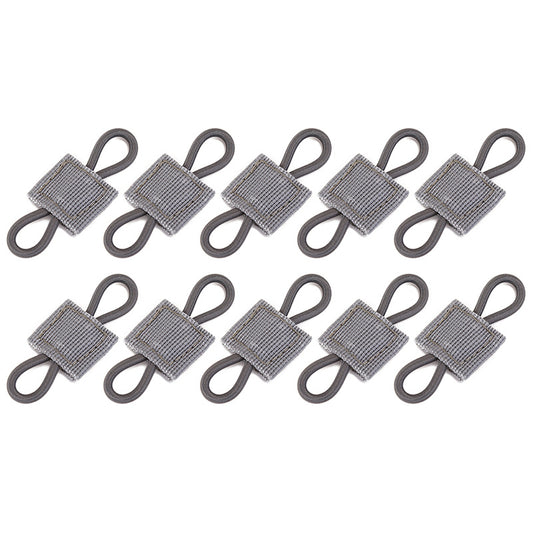 10pcs Pack Outdoor PTT Fixed Strap Vest Accessories Molle Sling Adapter Buckle