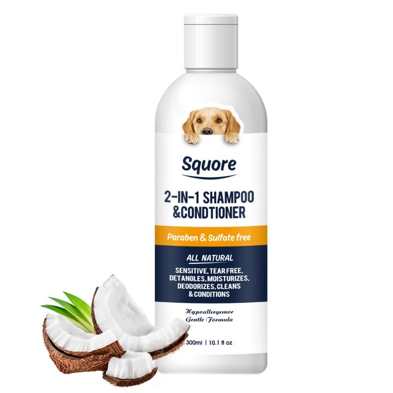 300ML Natural Pet Shampoo Dogs Deodorizing Conditioner Odor Eliminating