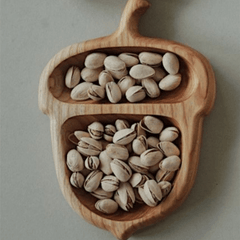 Animal Series Wooden Cartoon Tray, Afternoon Tea Snacks Organizer