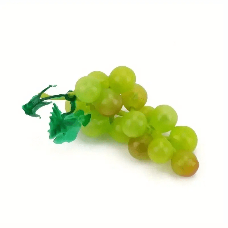 Realistic Mini Grapes for Outdoor Decor, Plastic Simulation Fruit for Patio