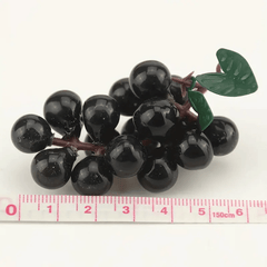 Realistic Mini Grapes for Outdoor Decor, Plastic Simulation Fruit for Patio