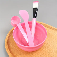 Face Mask Mixing Tools Set - Brush, Bowl, Spatula, Scoop