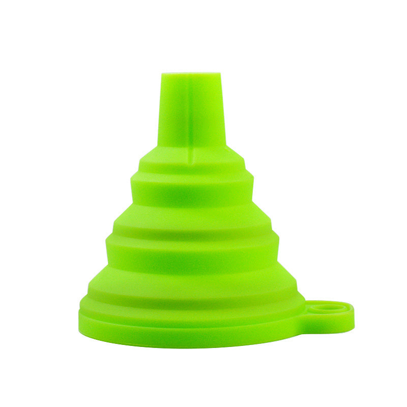 3pcs Flexible Silicone Funnel Liquid Jam Beans Car Burner Funnel