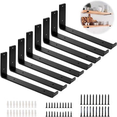 Iron Wall Triangle Bracket Wall Rack Divider Shelf Holder